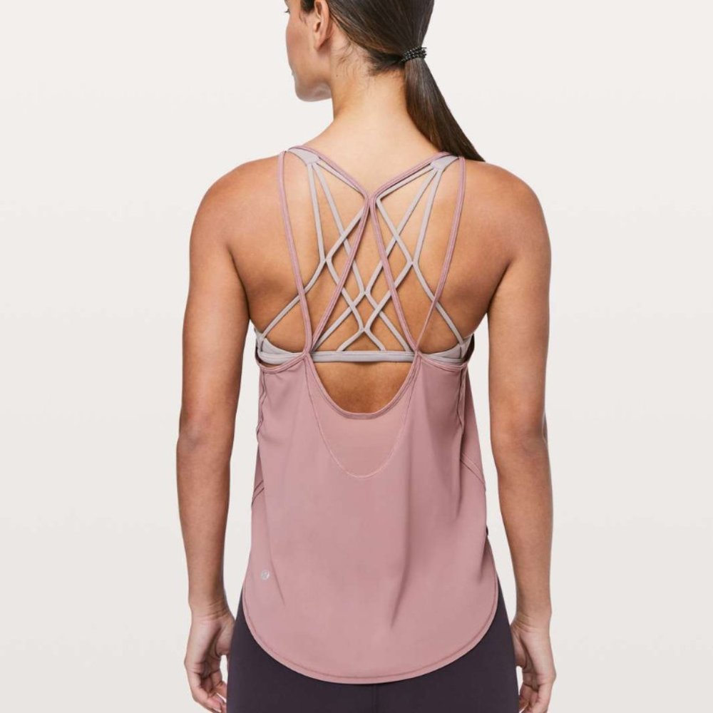 Lululemon Anew Strap Tank - Spanish Rose Size 10